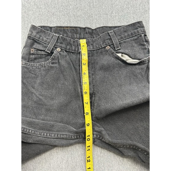 Vintage Levi's 550 Orange Tab Relaxed Fit Regular Jeans Women's 25x28‎ Black - Picture 9 of 12